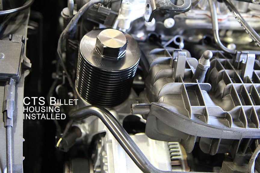 CTS TURBO Oil filter housing MQB