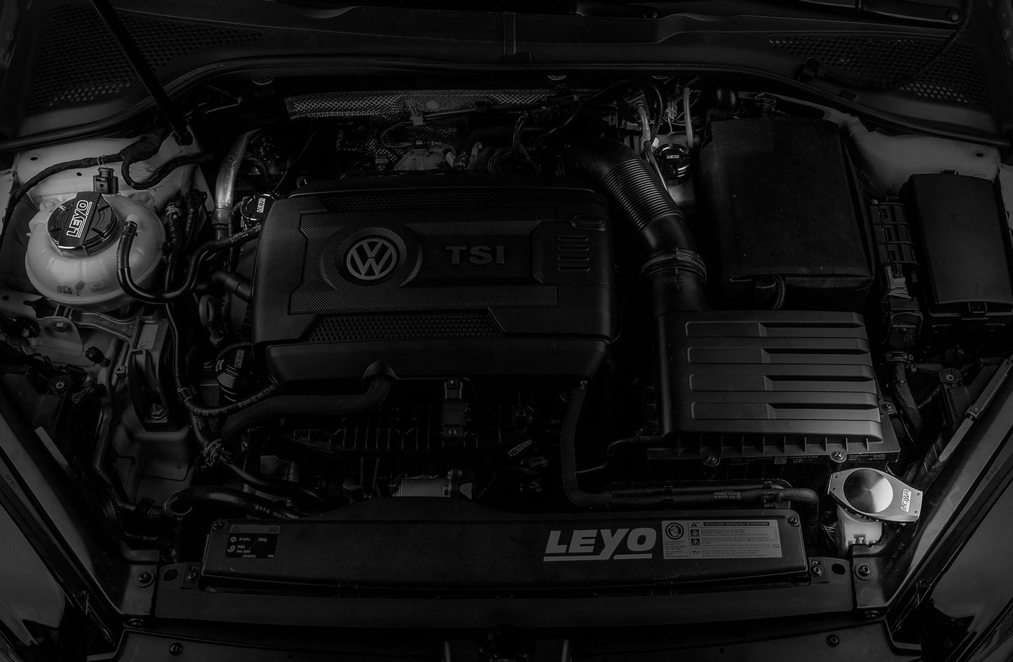 Leyo Motorsports Комплект Алуминиеви капачки за течности в двигателния отсек