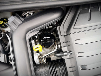 Капачка за масло от фрезован алуминии / EA211 1.0 TSI / 1.2 TSI / 1.4 TSI - BoostHaus BGVWR190004