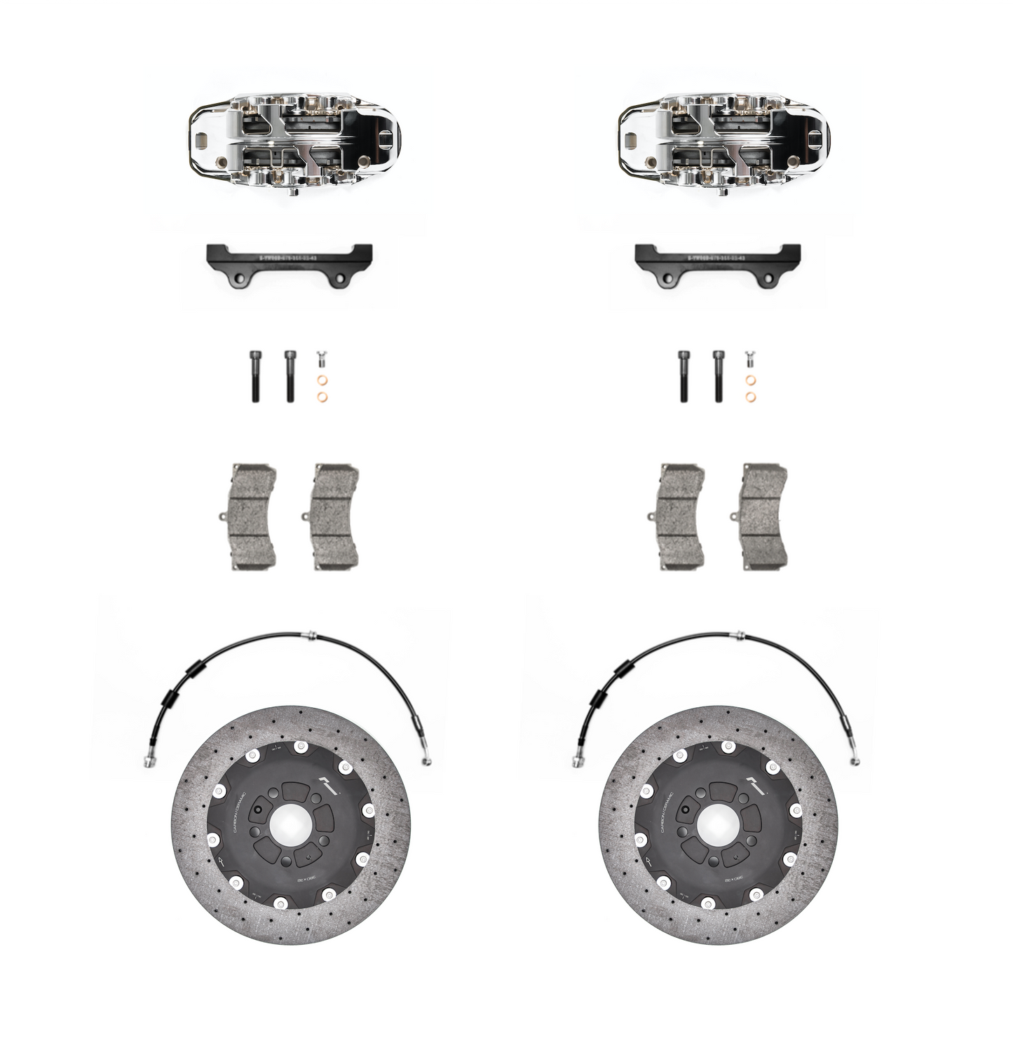 RacingLine Stage 3+ Carbon Ceramic Brake Kit - 380mm - MQB